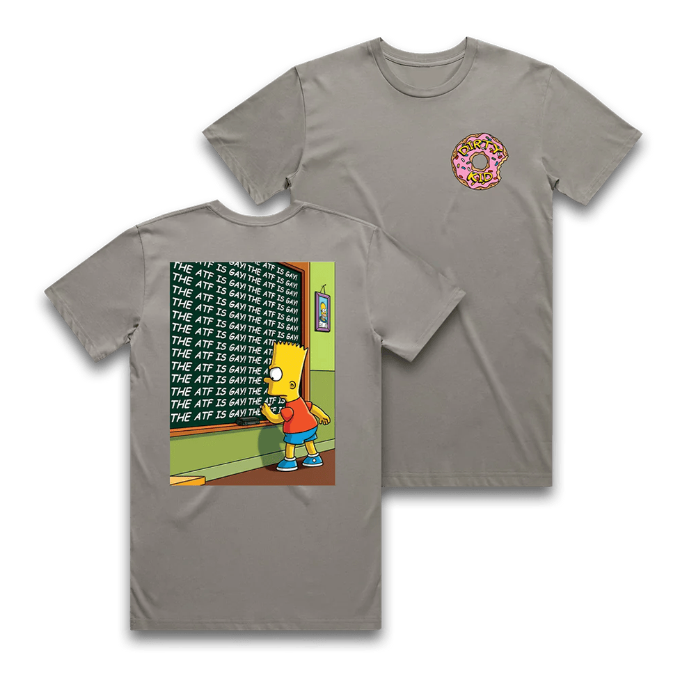 Dirty Kid Merch Atf Is Gay The Simpsons T-Shirt Dirty Kid Apparel Best Gift For Fans
