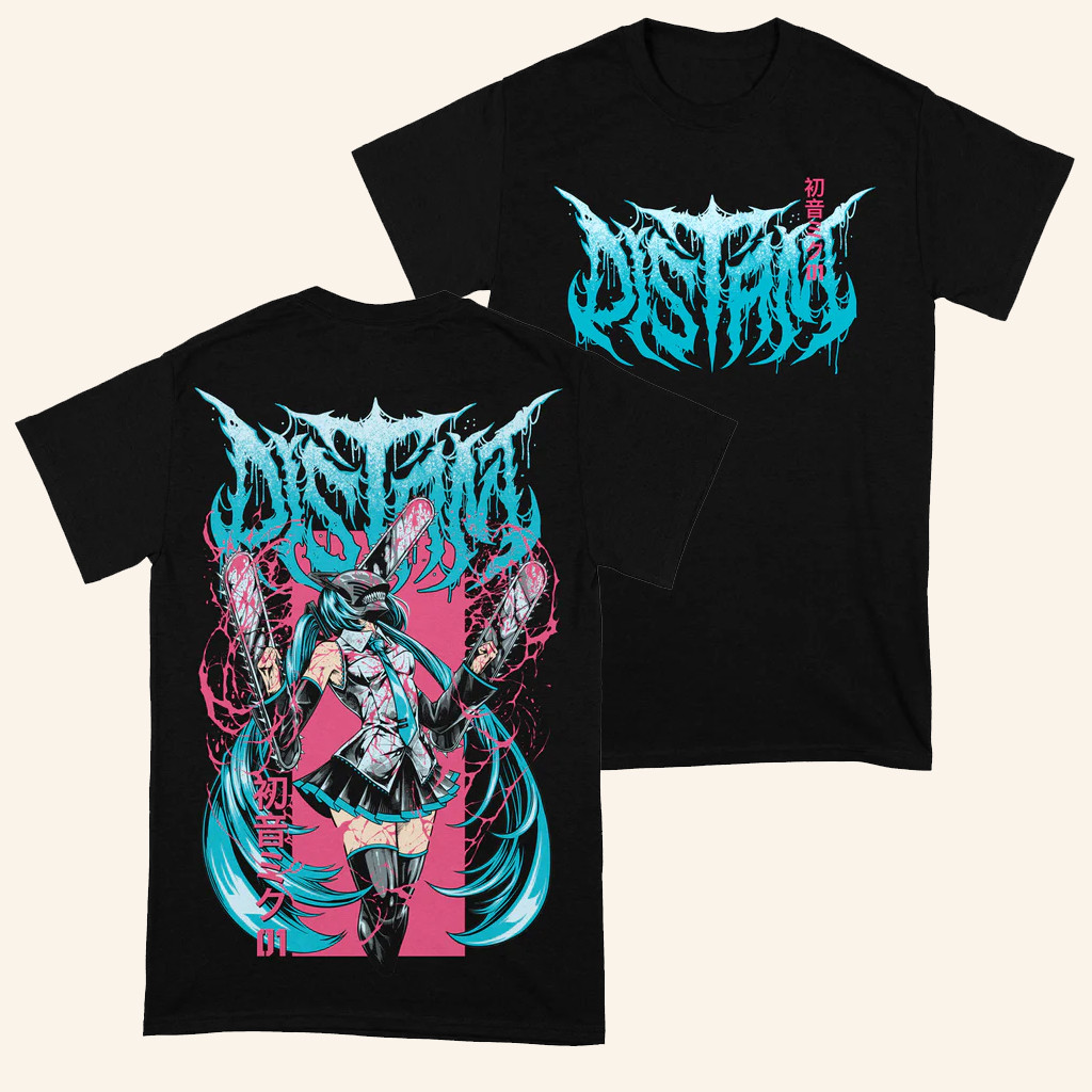 Distant Merch Chainsaw Girl T-Shirt Christmas Presents For Him
