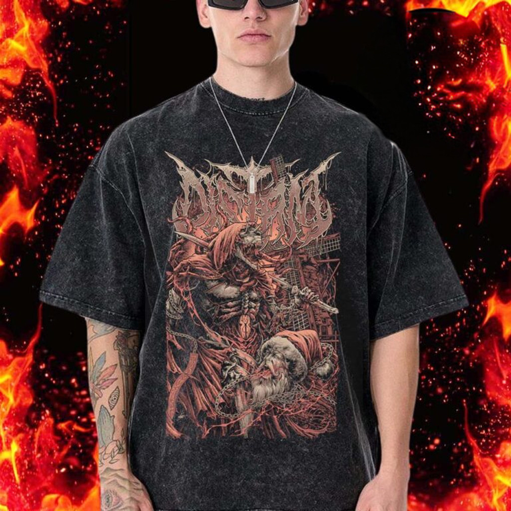 Distant Merch Collection Brutal Xmas T-Shirt Christmas For Music Lovers