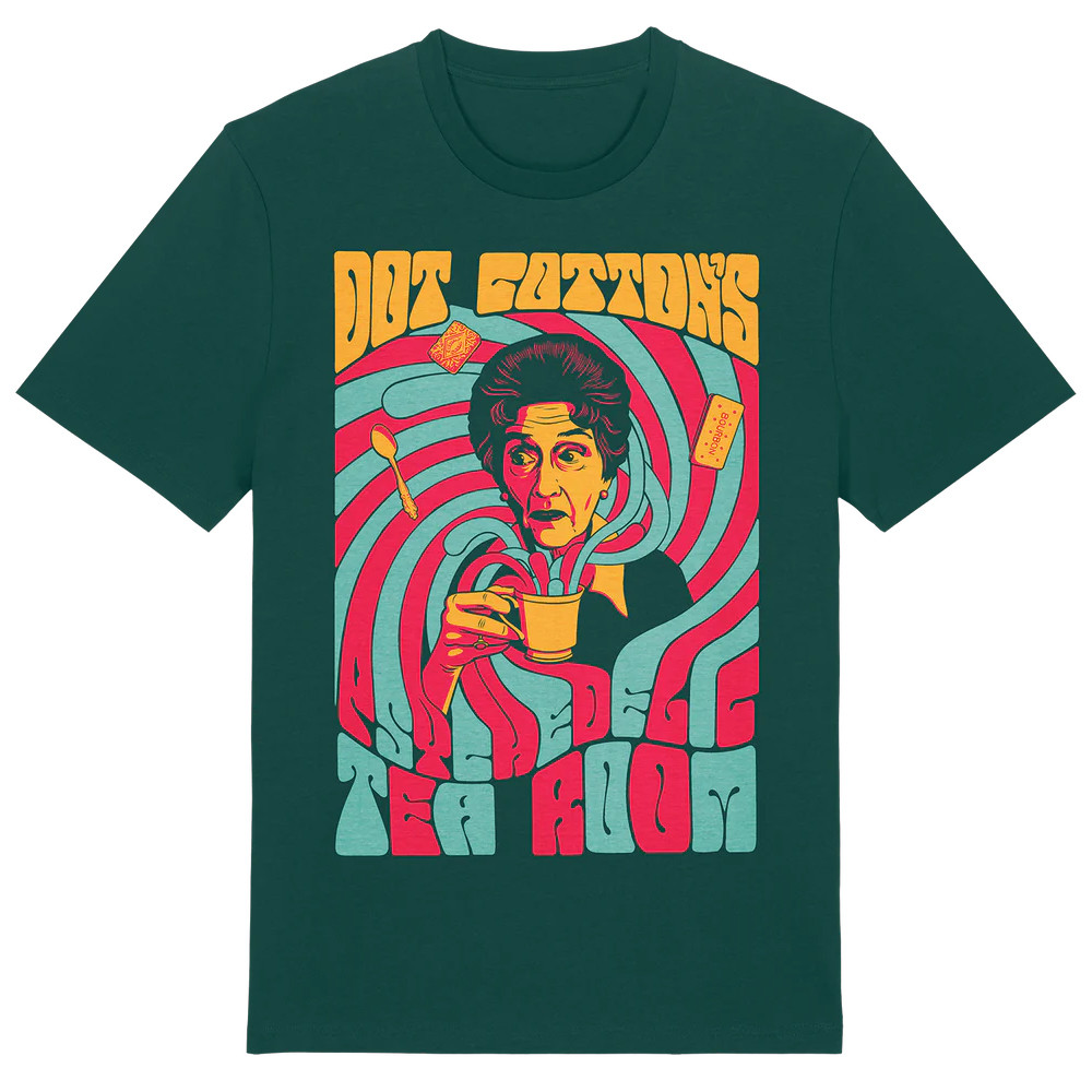 Dot Cotton's Psychedelic Tea Party T-shirt Special Step Dad Gifts