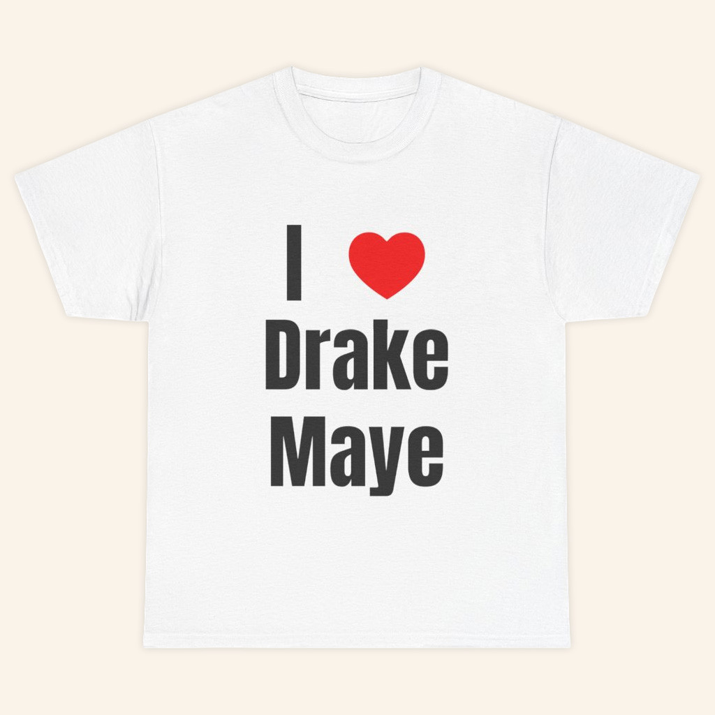 Drake Maye Lovers Merch I Love Drake Maye Shirt For Football Fan