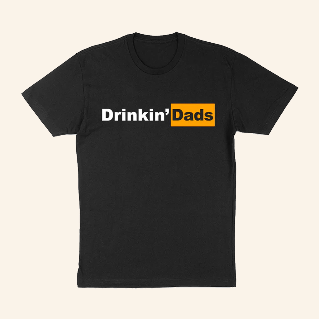 Drinkin' Dads D Hub Black T-Shirt Drinkin Bros Merch Funny For Dad
