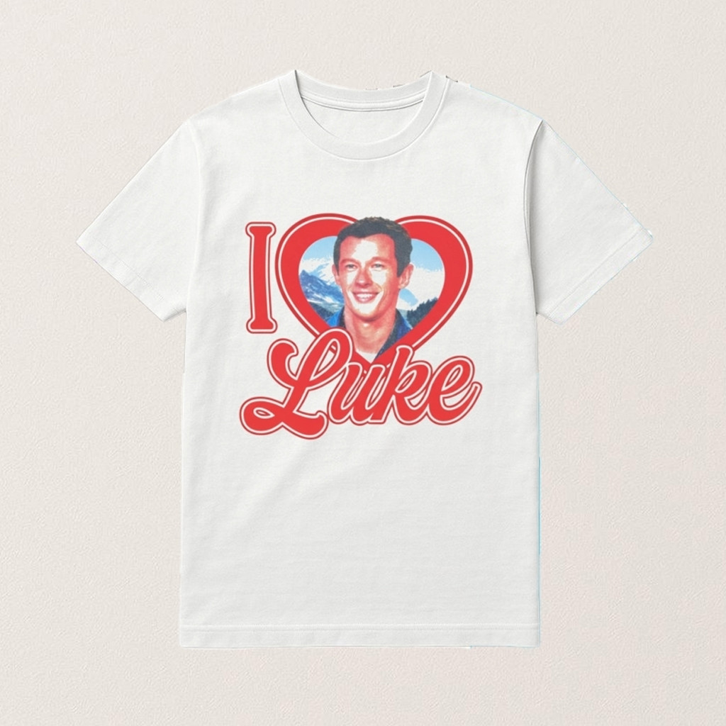 Dua Lipa Callum Turner I Heart Luke Shirt Fan Merch For Sister
