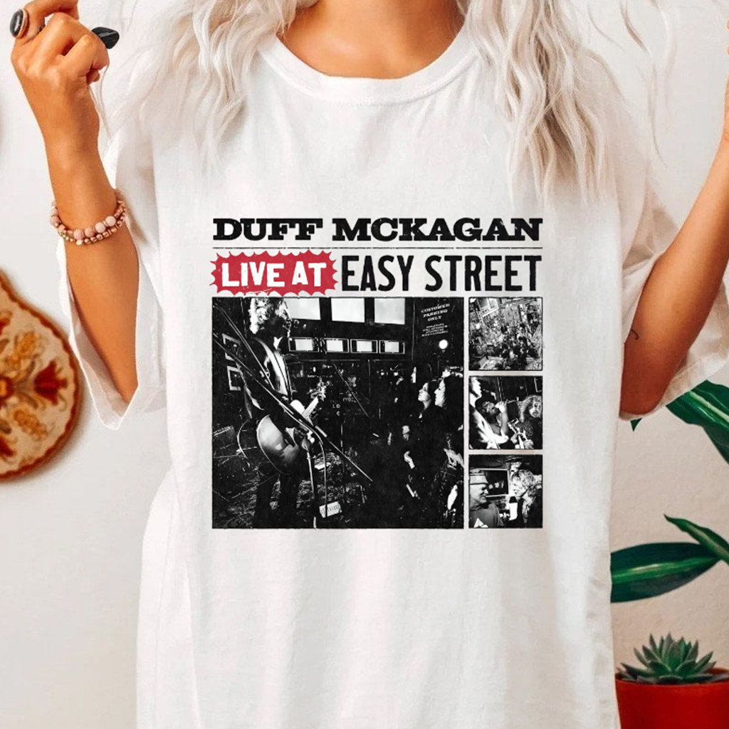 Duff McKagan Live At Easy Street Shirt Duff McKagan Merch For Music Lovers