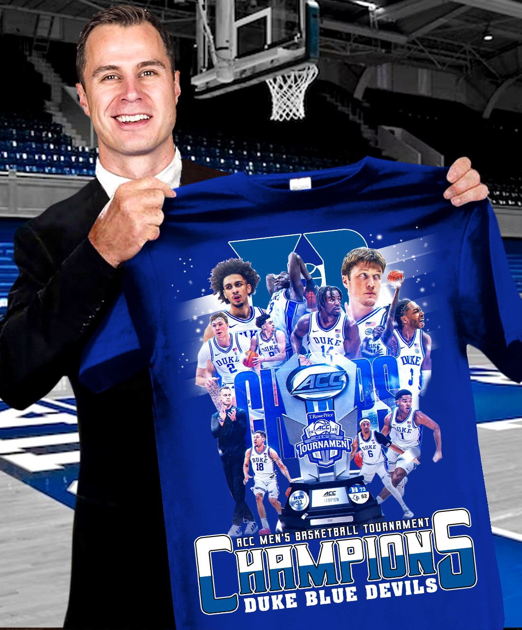 Duke Blue Devils Acc Championship Shirt Men's Basketball Champions Clothing Merch Gifts