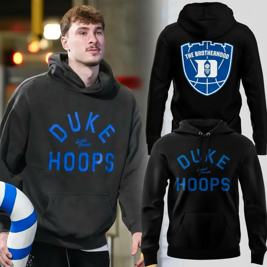 Duke Blue Devils Cooper Flagg Hoodie Duke Apparel Best Gift For Basketball Fans
