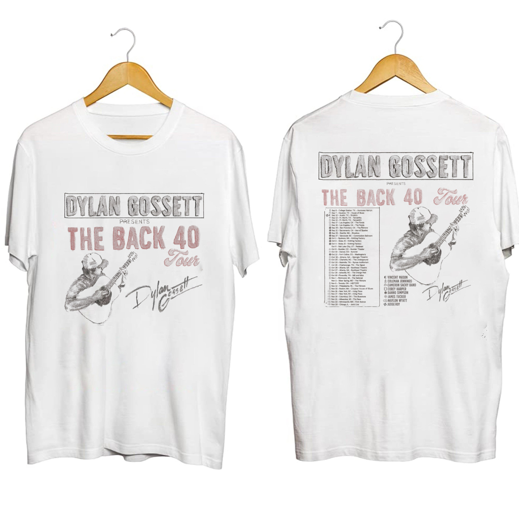 Dylan Gossett Tour 2024 Shirt Dylan Gossett Merch Music Lover For Him