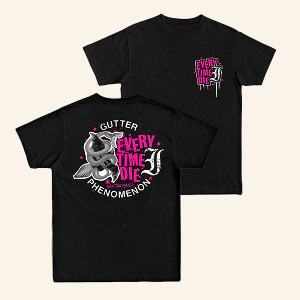 ETID Merch Kill The Music T-Shirt Gutter Phenomenon Every Time I Die Shirt Fans Gifts