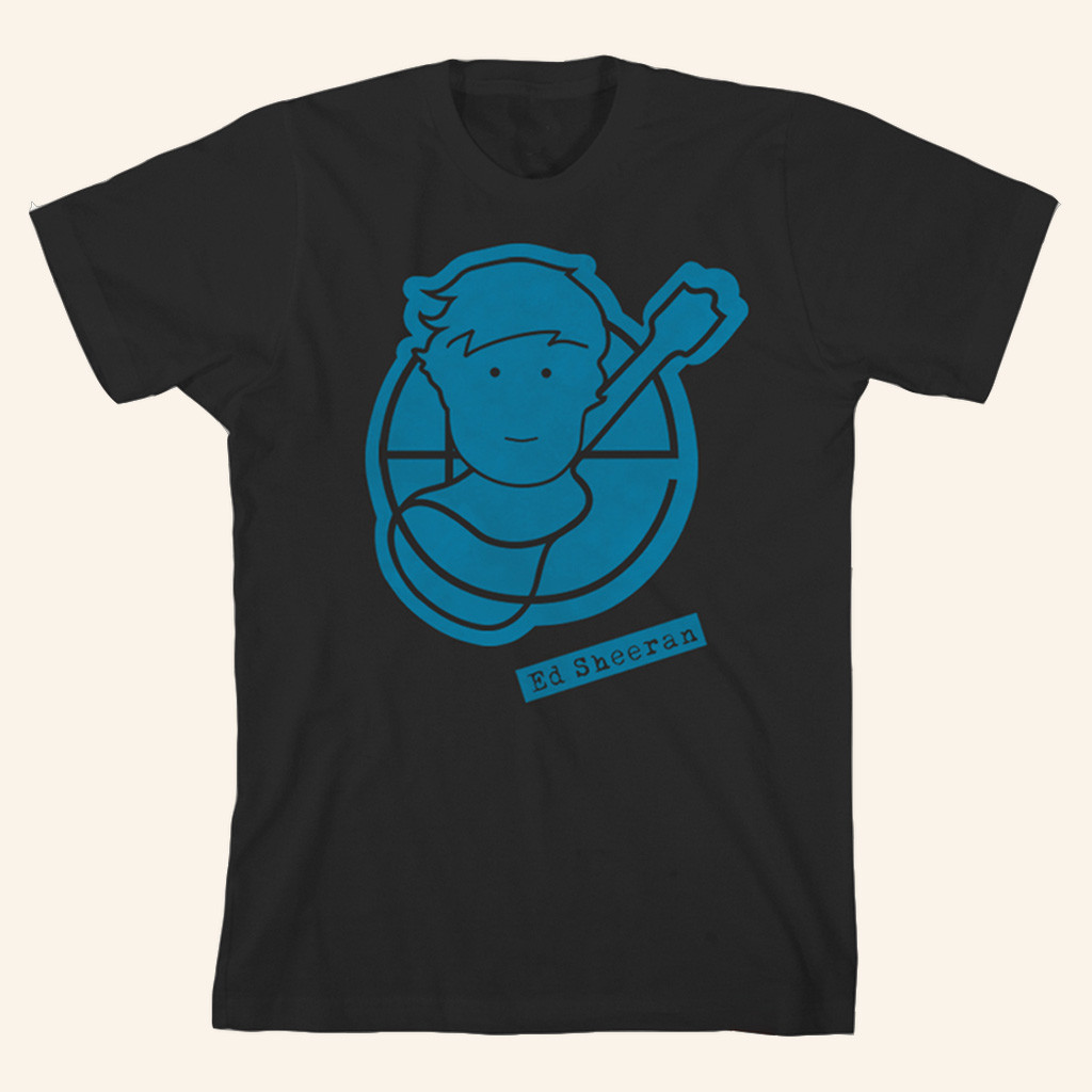 Ed Sheeran Merch Pictogram T-Shirt For Music Enthusiasts