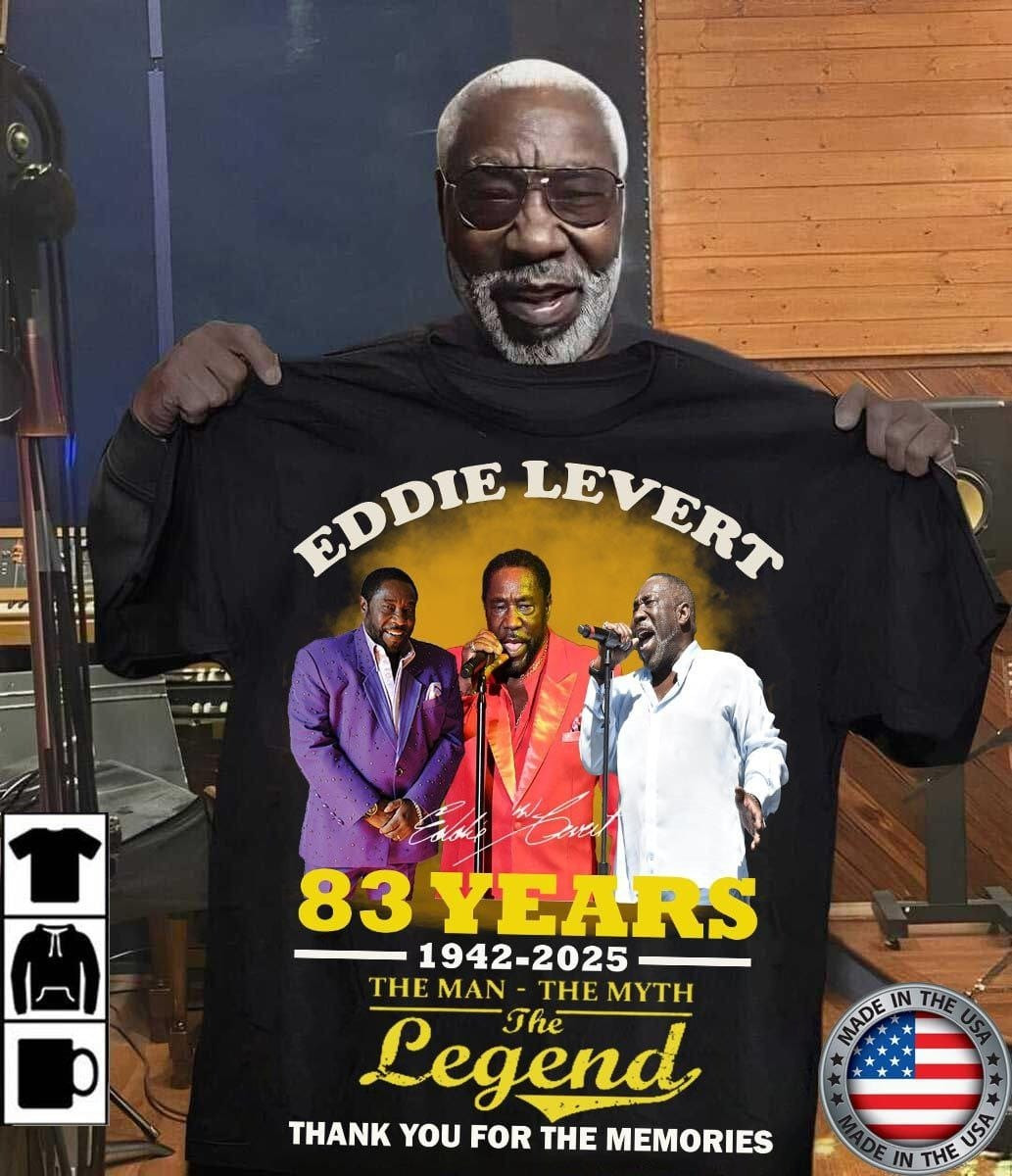 Eddie Levert 2025 83 Years The Man The Man The Legend Shirt Thank You For The Memories