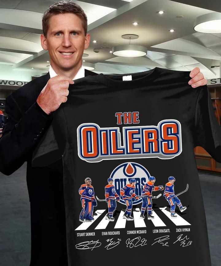 Edmonton Oilers Legends Players T-Shirt Signature Fan Merch Best Gift For Hockey Fans