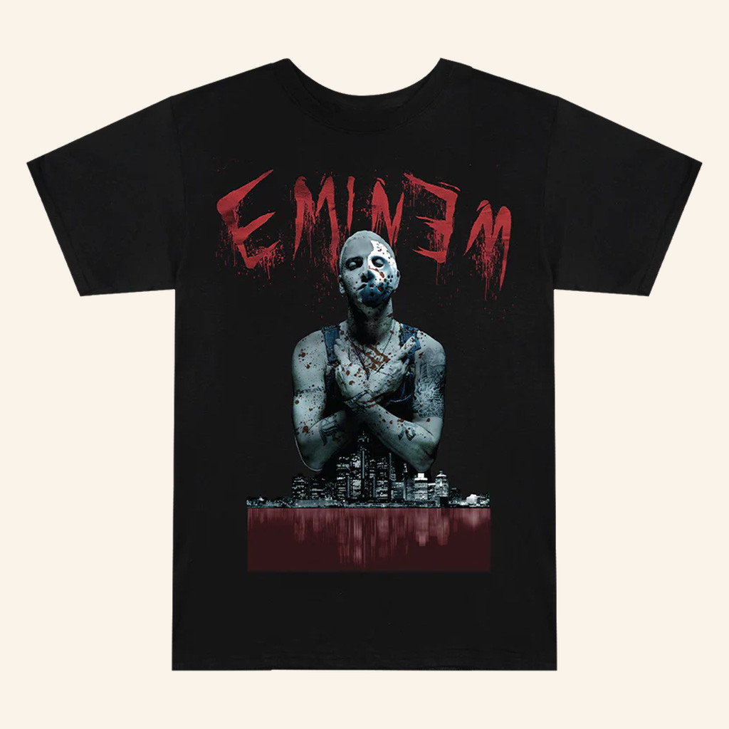 Eminem Merch Bloody Horror T-Shirt For Music Lovers