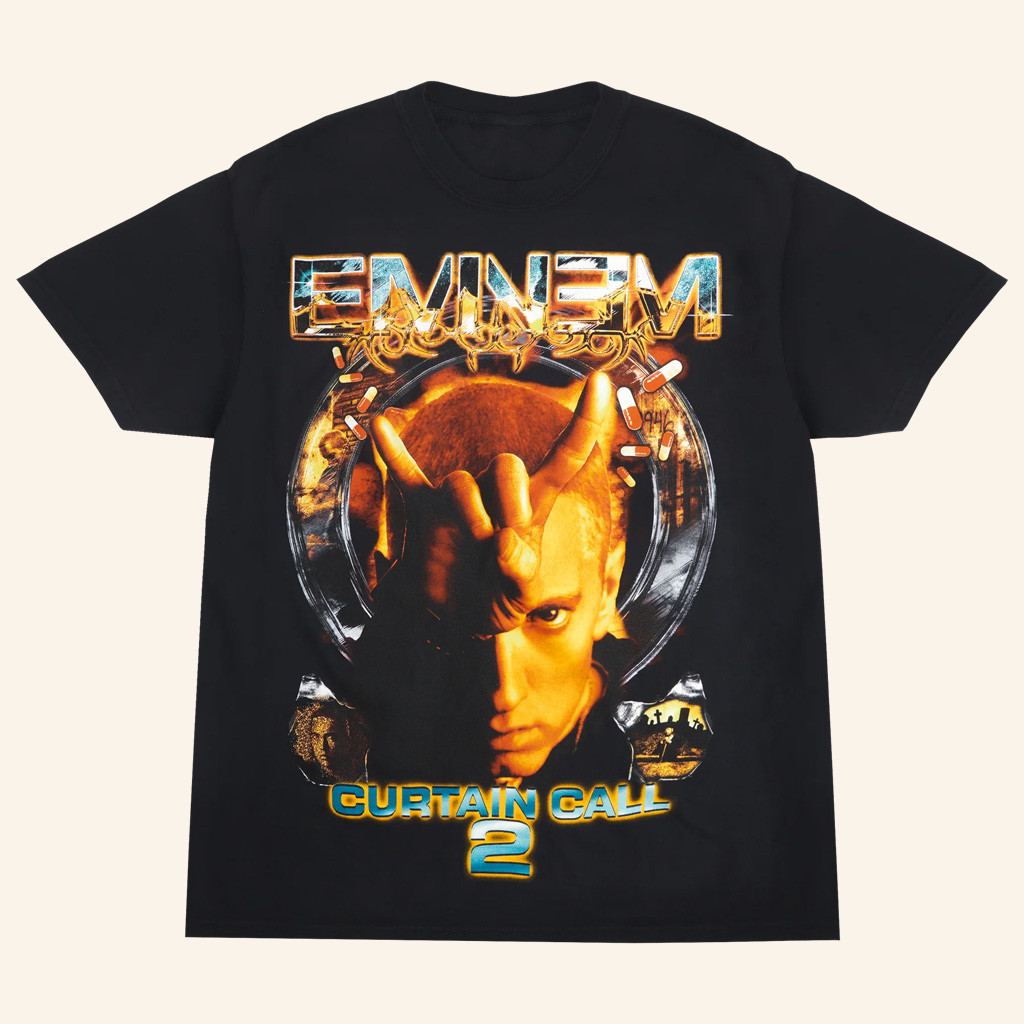 Eminem Merch Curtain Call 2 T-Shirt For Music Lovers