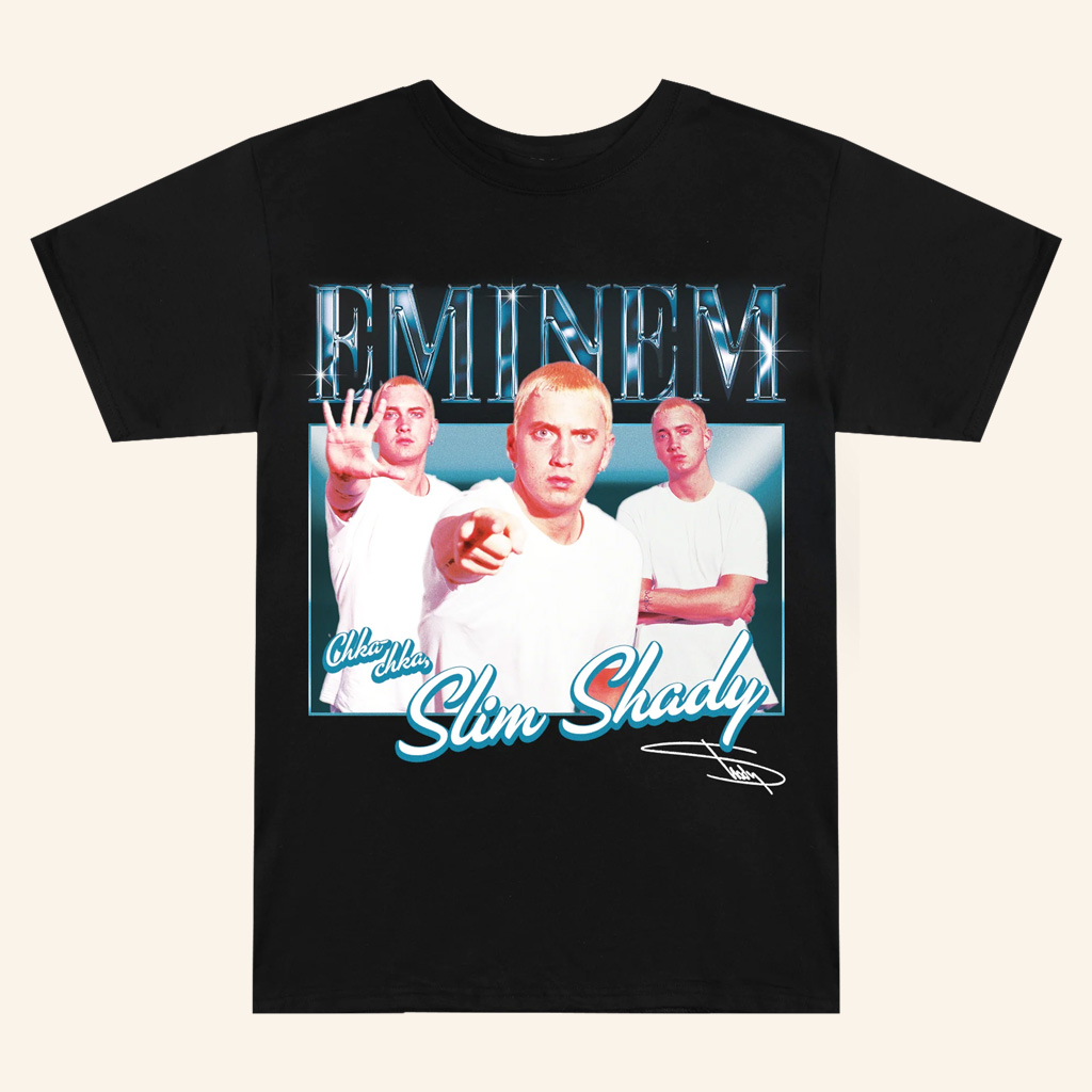 Eminem Merch SSLP 25 Bootleg T-Shirt For Rapper Fans