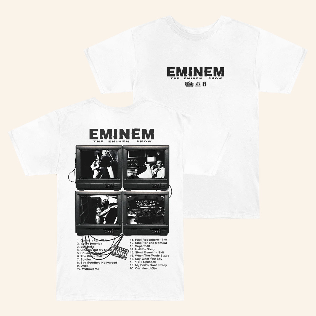 Eminem Merch The Eminem Show Vintage TV T-Shirt Christmas For Rapper Fans
