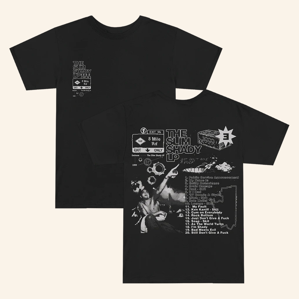 Eminem Merch The Slim Shady LP Graphic T-Shirt Christmas For Rapper Fans