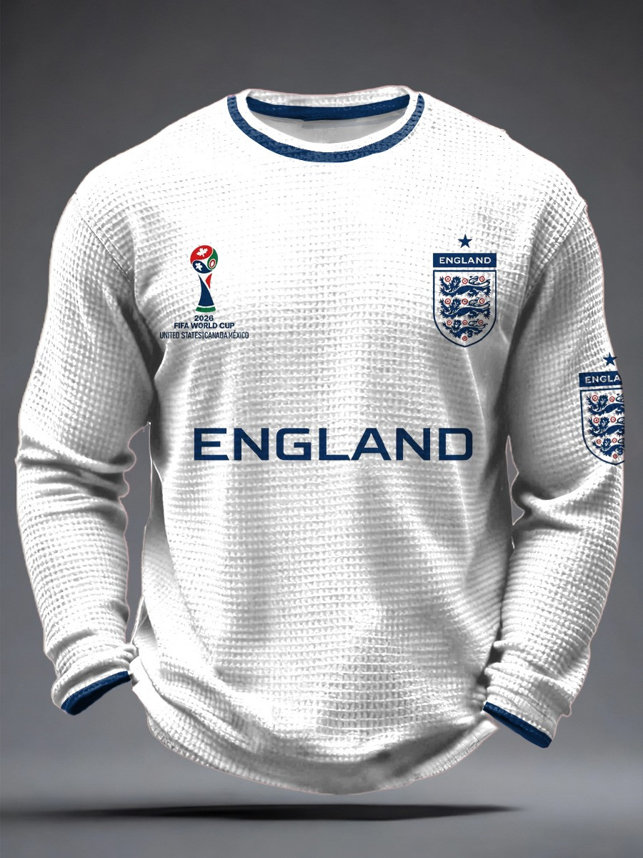 England World Cup 2026 Long Sleeve Shirt World Cup Merch Best Gifts For Team England Fans