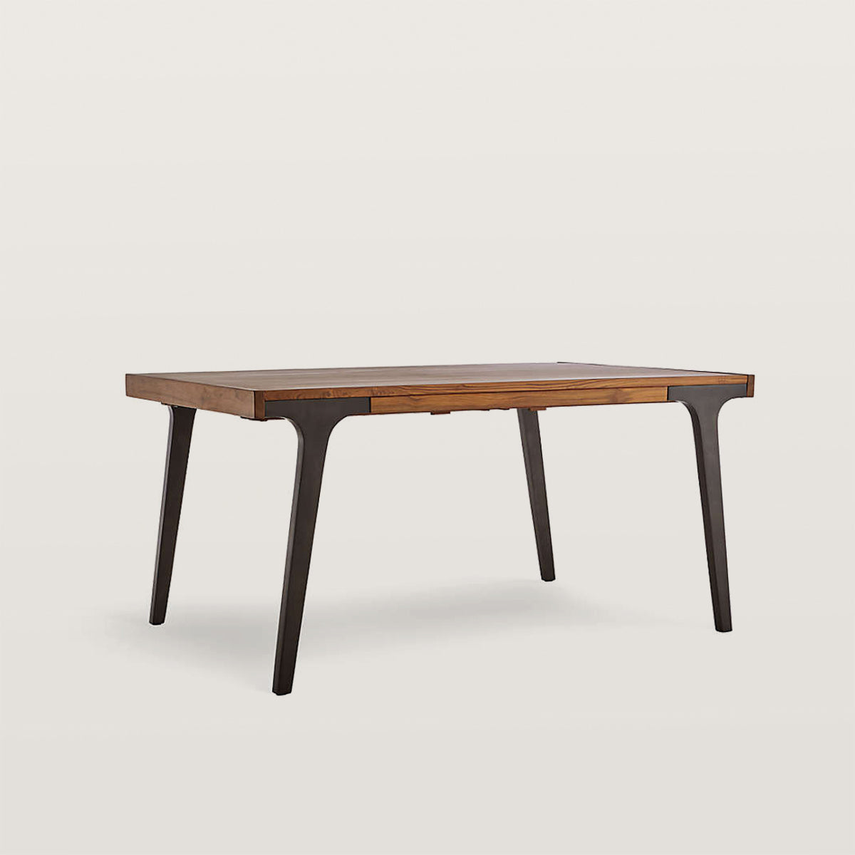 Extendable Rectangular Wooden Dining Table
