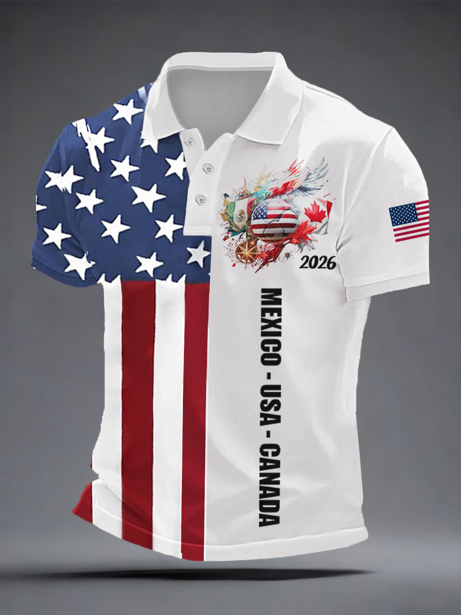 FIFA World Cup 2026 North America Polo Shirt FIFA World Cup Shirt Best Gifts For Soccer Fans blank