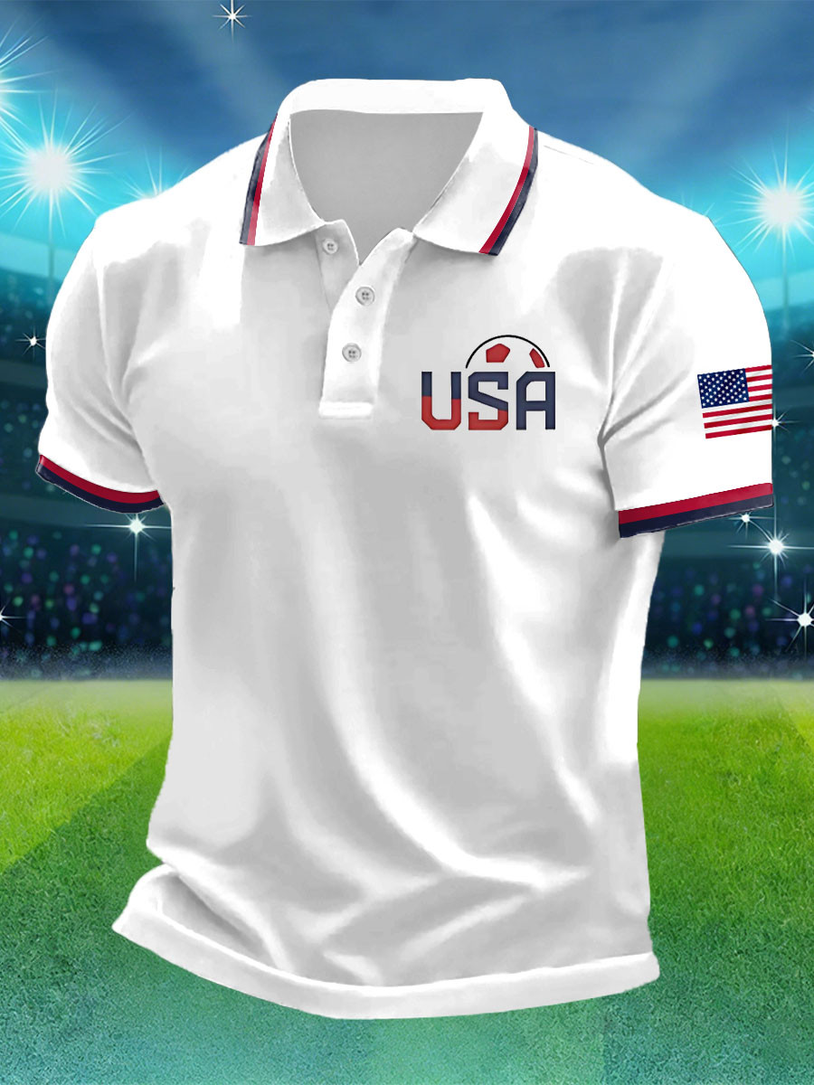 FIFA World Cup 2026 USA Polo Shirt FIFA World Cup Merch Team USA Apparel Soccer Lovers Best Gifts blank