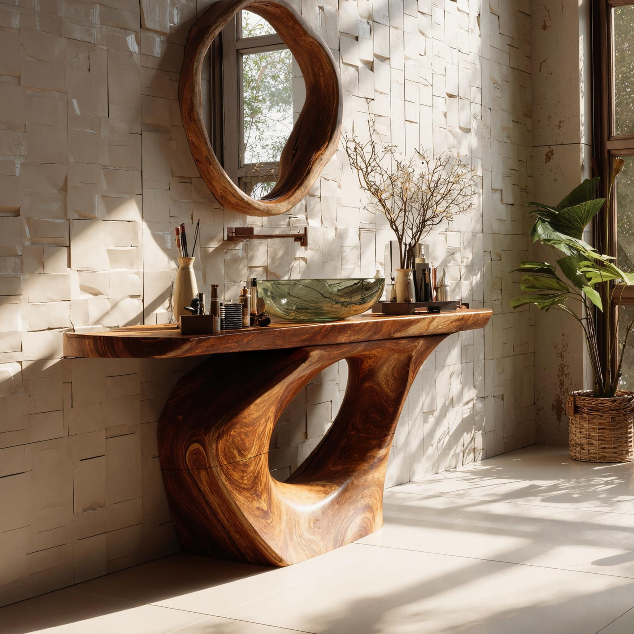 Farmhouse Solid Vanity For Decorative Bathroom Design SILDTTNBRV017