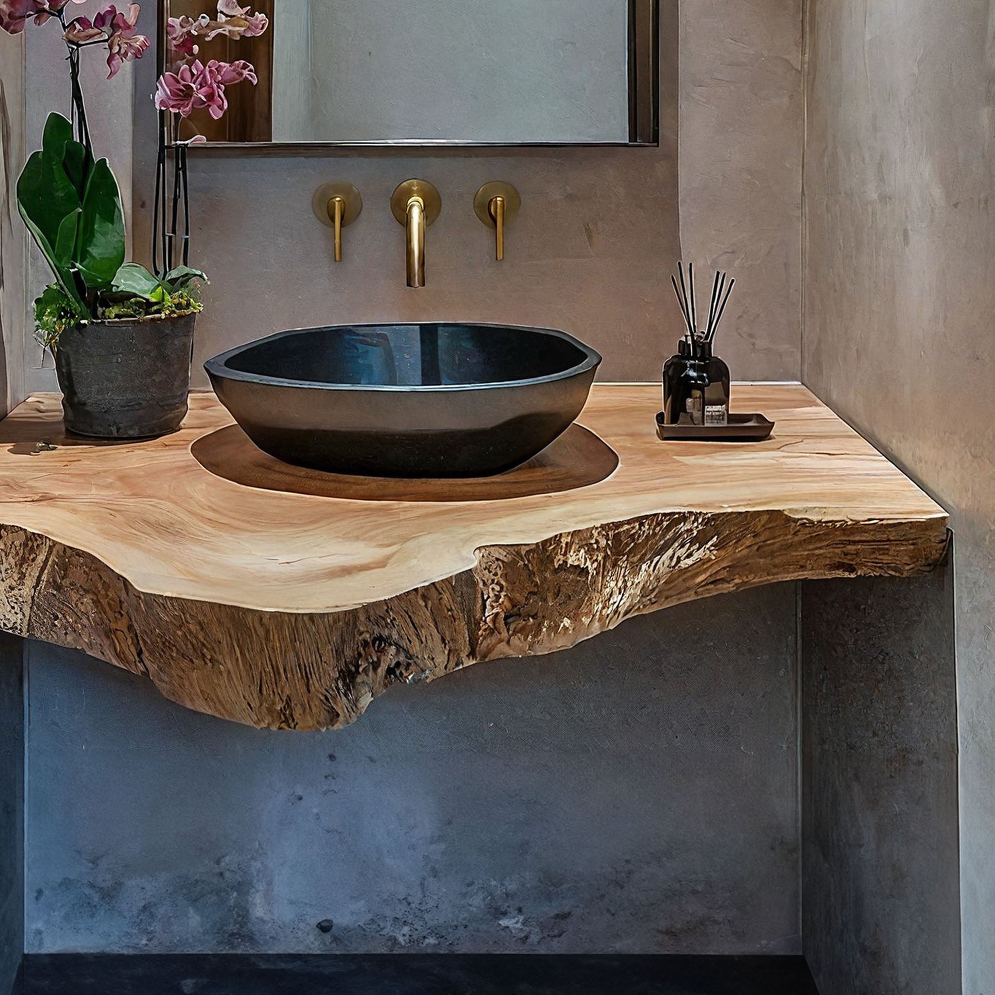 Farmhouse Solid Wood Vanity Affordable Price SILDTBRV200