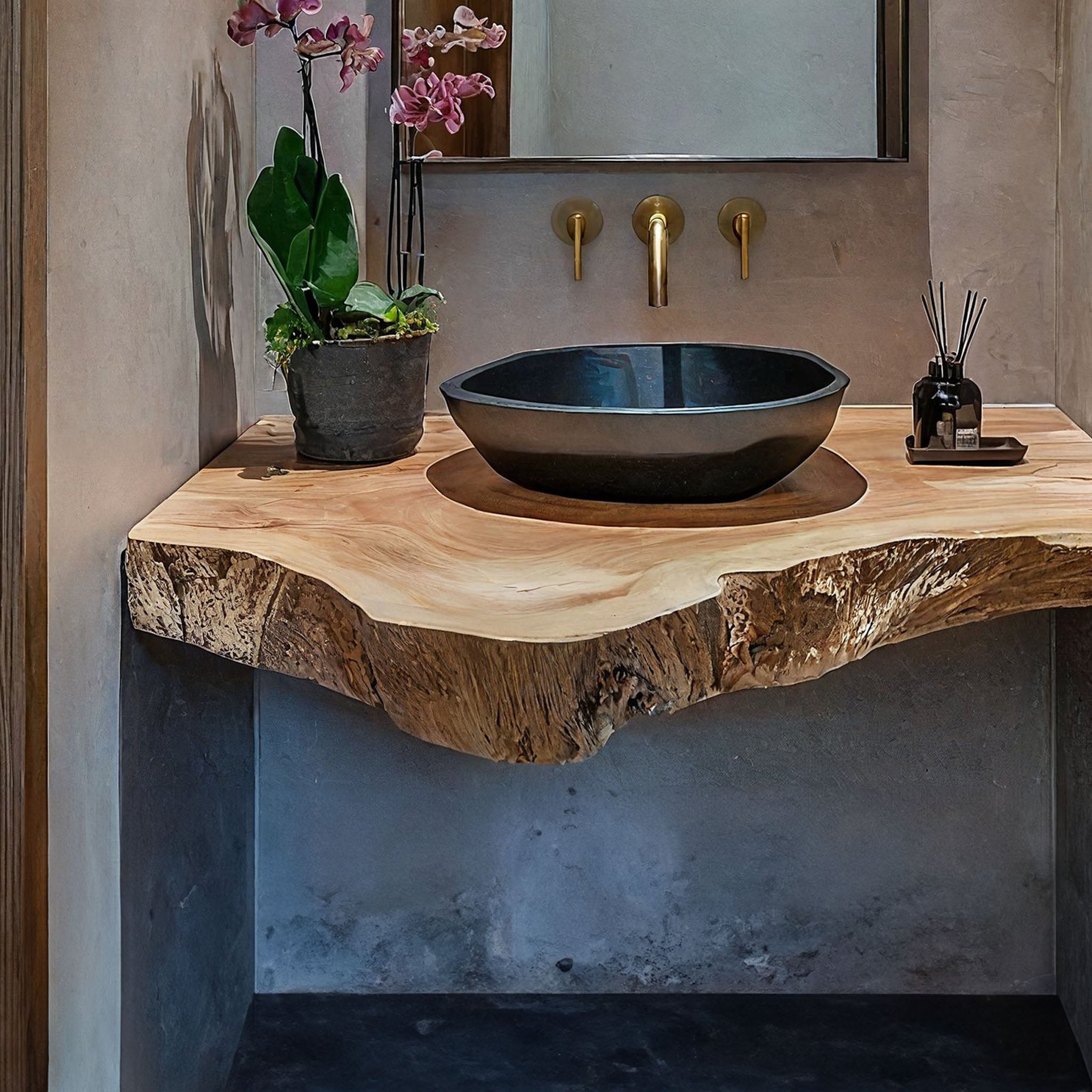 Farmhouse Solid Wood Vanity Affordable Price SILDTBRV200