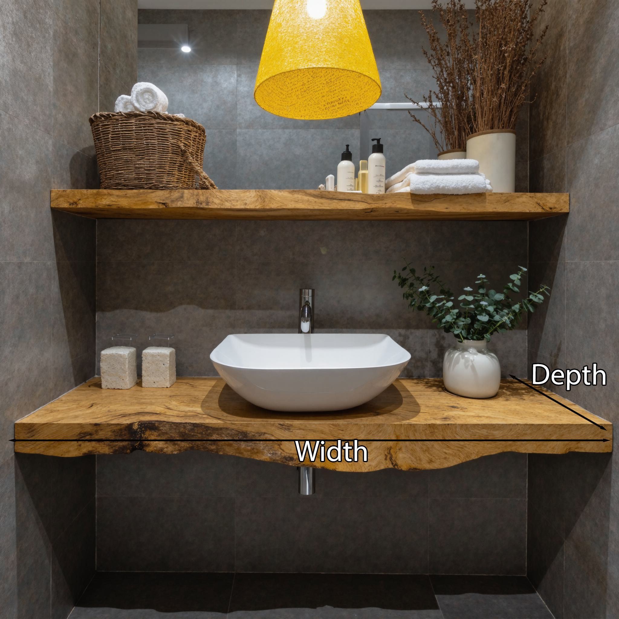 Farmhouse Solid Wood Vanity Classic Aesthetic SILDTBRV213