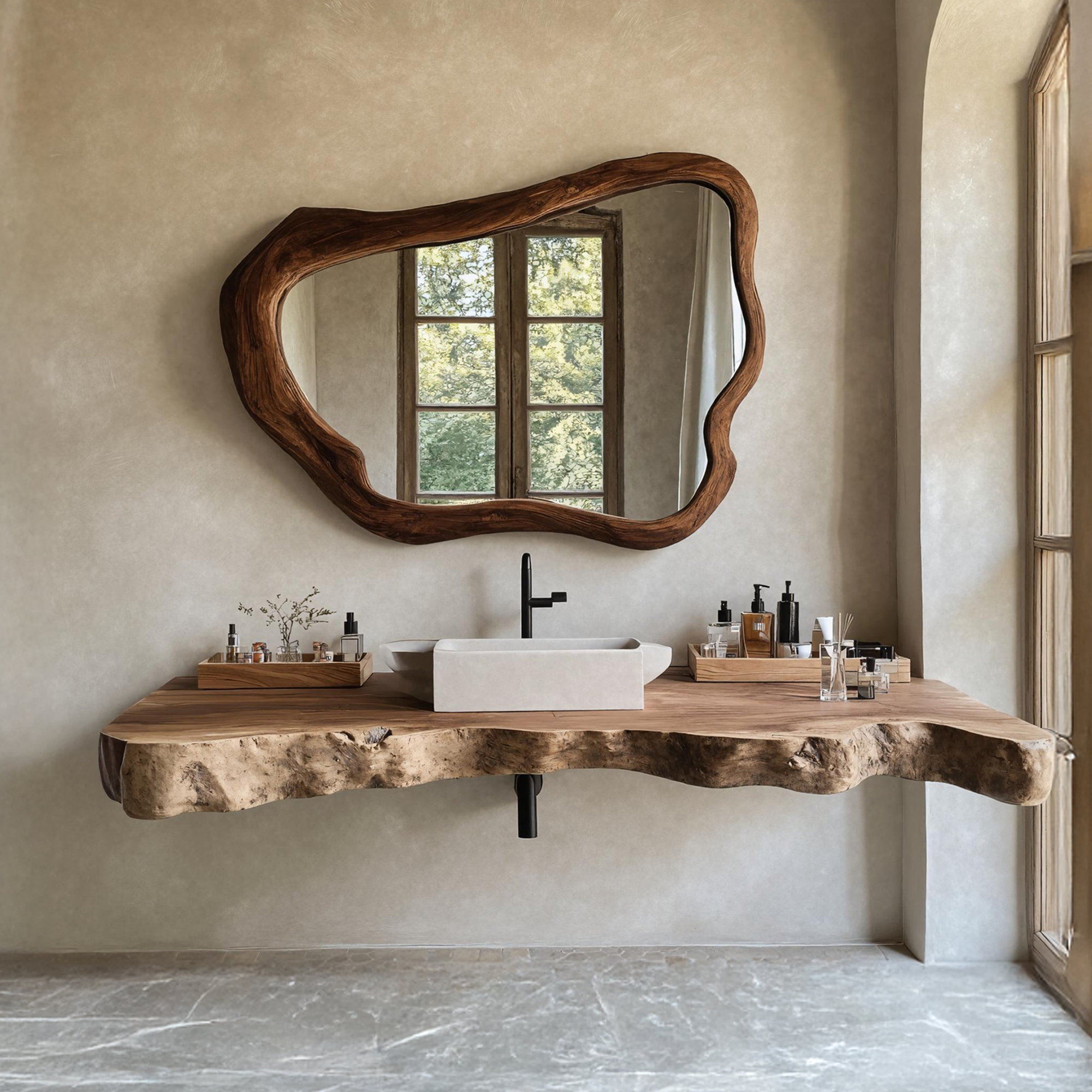 Farmhouse Style Vanity With Drawers For Bathroom SILDTTRBAS023