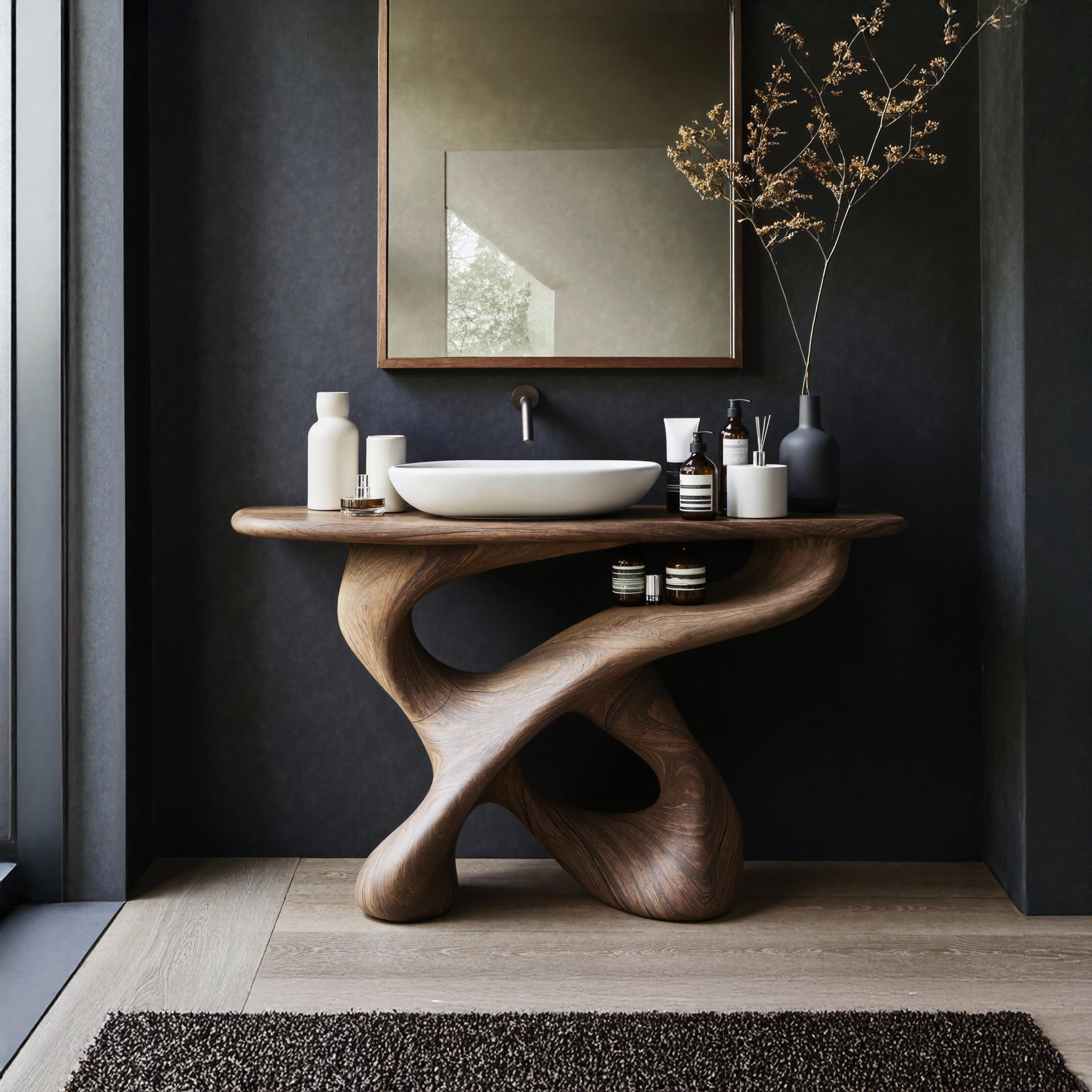 Farmhouse Vanity For Handmade Bathroom Furniture SILDTTNBRV010