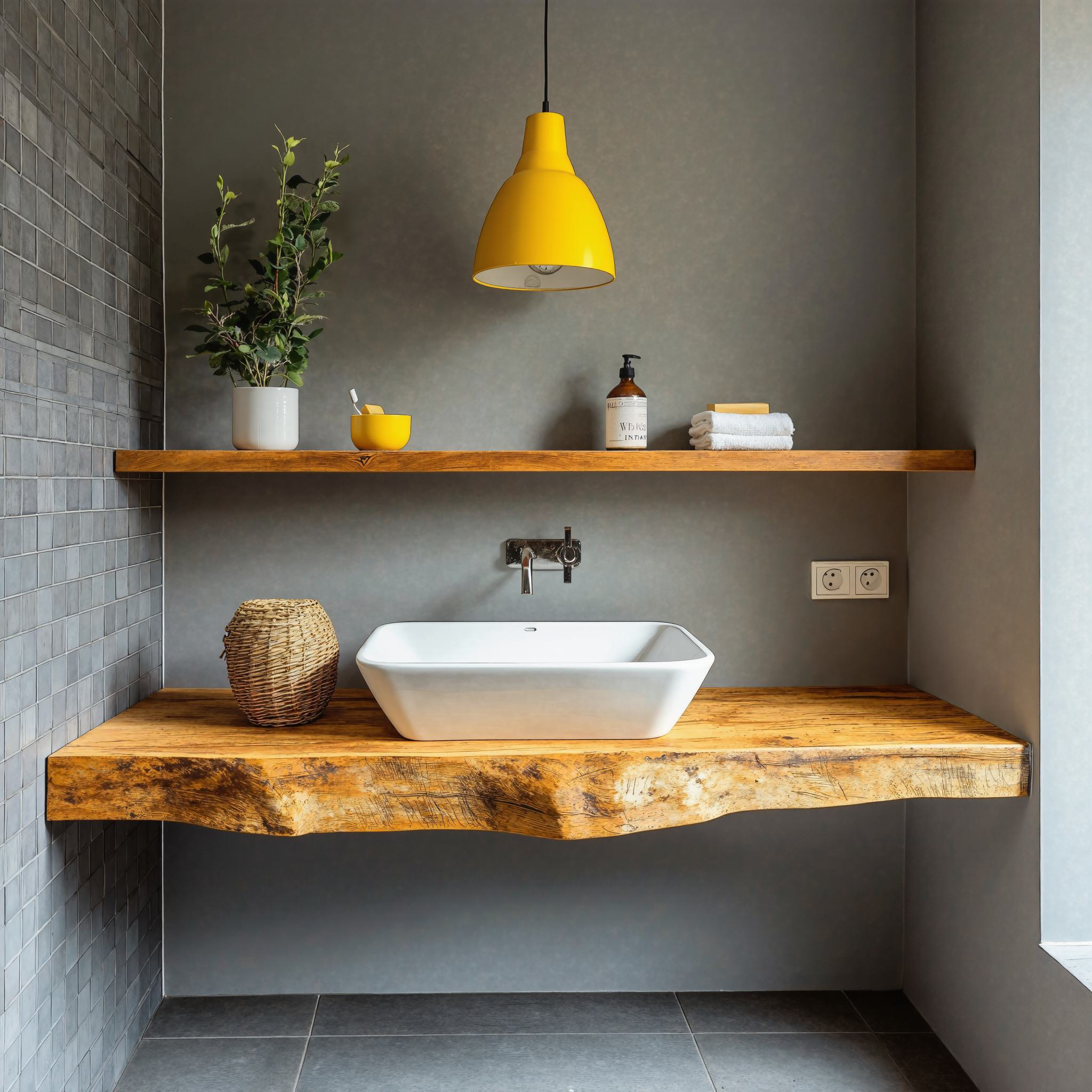 Farmhouse Wooden Vanity Bathroom Decor Ideas SILDTBRV216