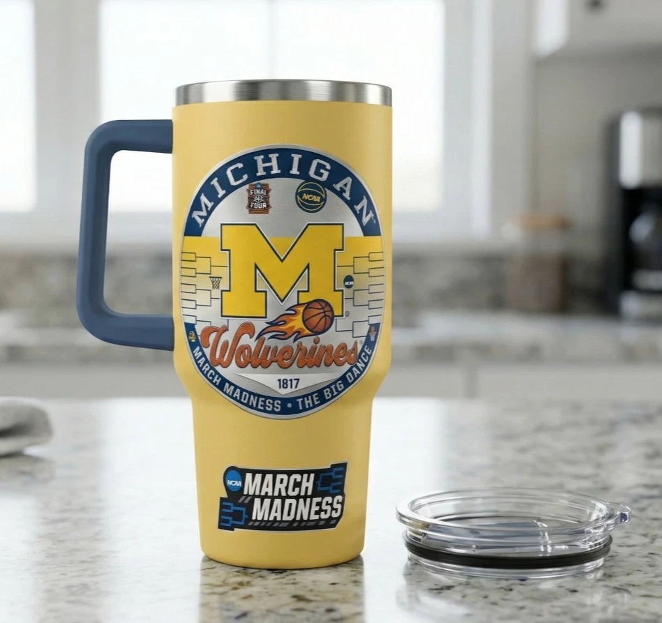 Final Four March Madness Michigan Wolverines Tumbler