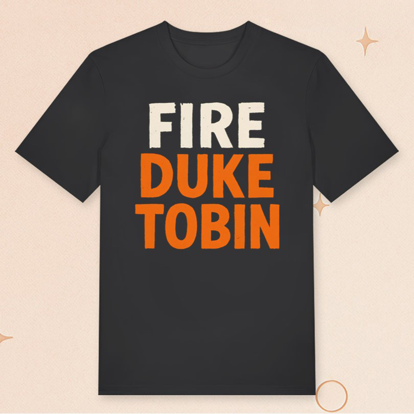 Fire Duke Tobin T-Shirt Cincinnati Football Statement Shirt For Football Fans