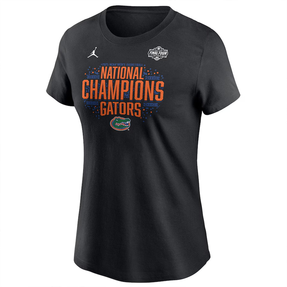 Florida Gators Jordan Brand Women's 2025 NCAA Men's Basketball National Champions T-Shirt