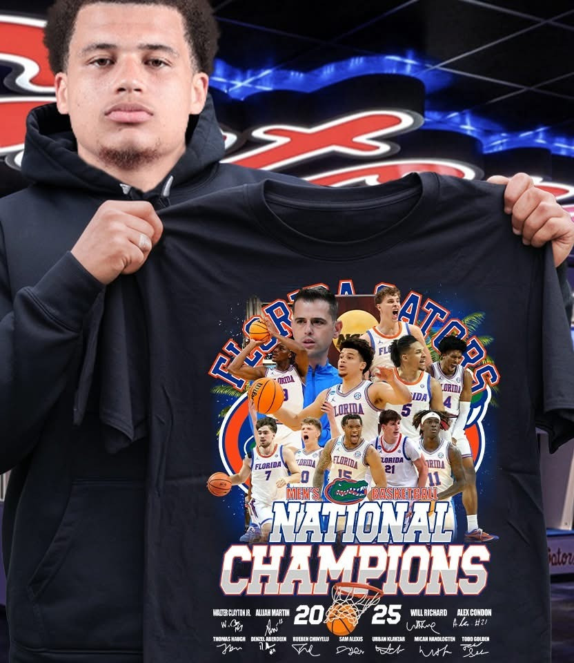 Florida Gators National Champions 2025 T-Shirt Men's Basketball Awesome Fan Merch Clothing