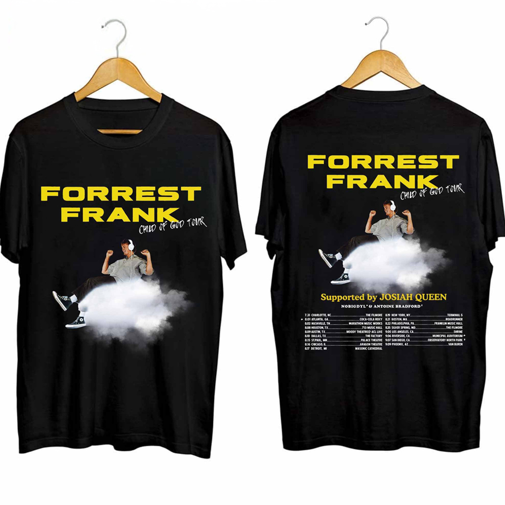 Forrest Frank Child Of God Tour Shirt Forrest Frank Merch Music Lover For Him