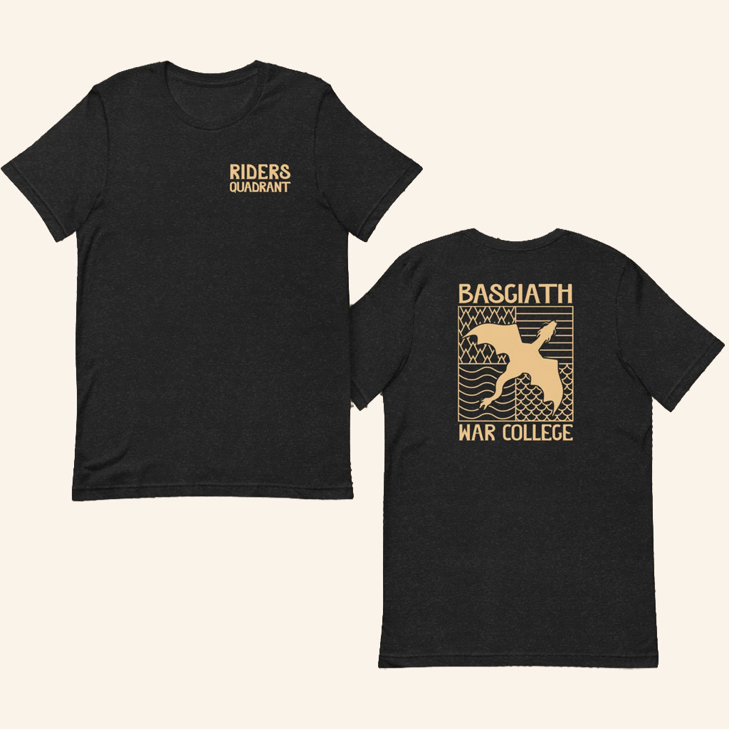 Fourth Wing Merch Healers Quadrant T-Shirt Basgiath War College Shirt Unique For Friends