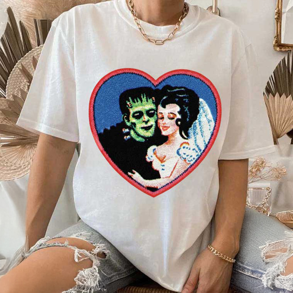 Frankenstein Monster Dark Fantasy Graphic T-Shirt For Wife
