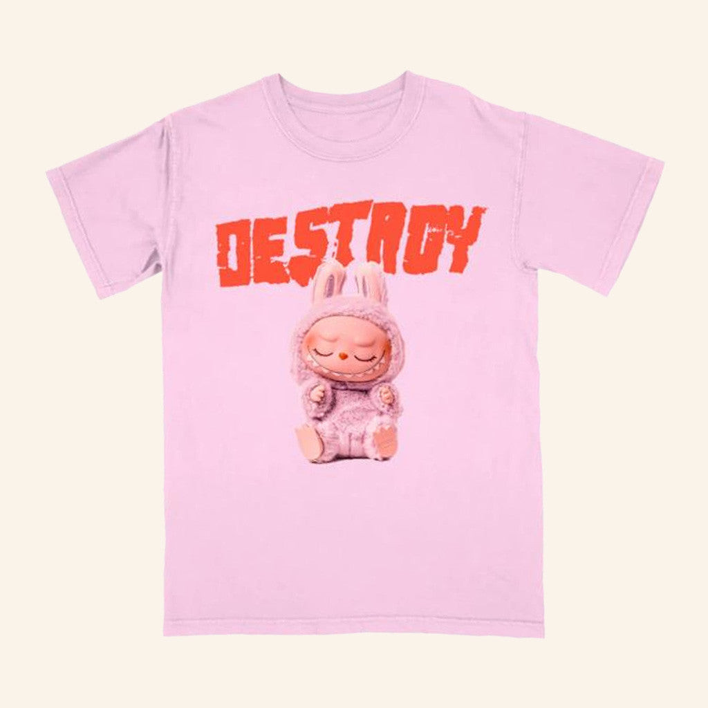 Fsgprints Merch Destroy Pink Shirt For Daughter
