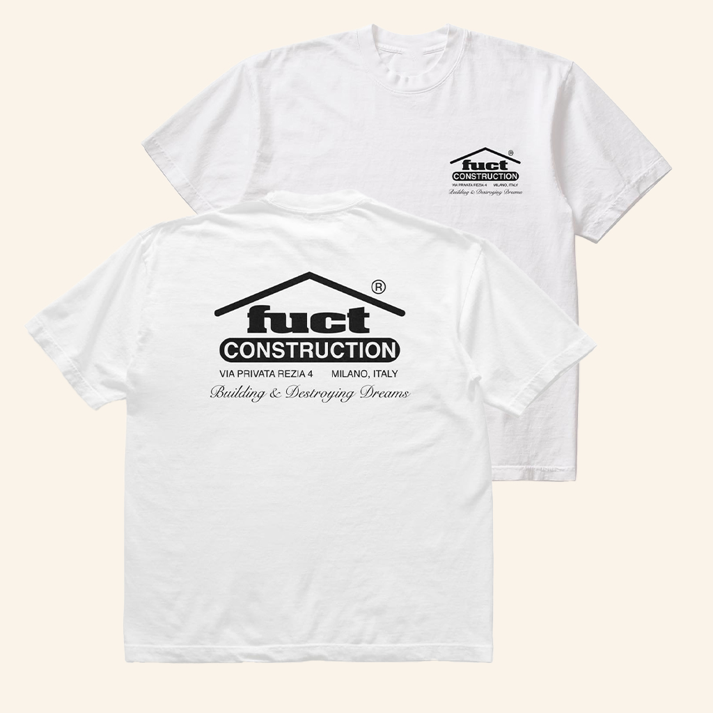 Fuct Merch Milano Construction T-Shirt For Boyfriend