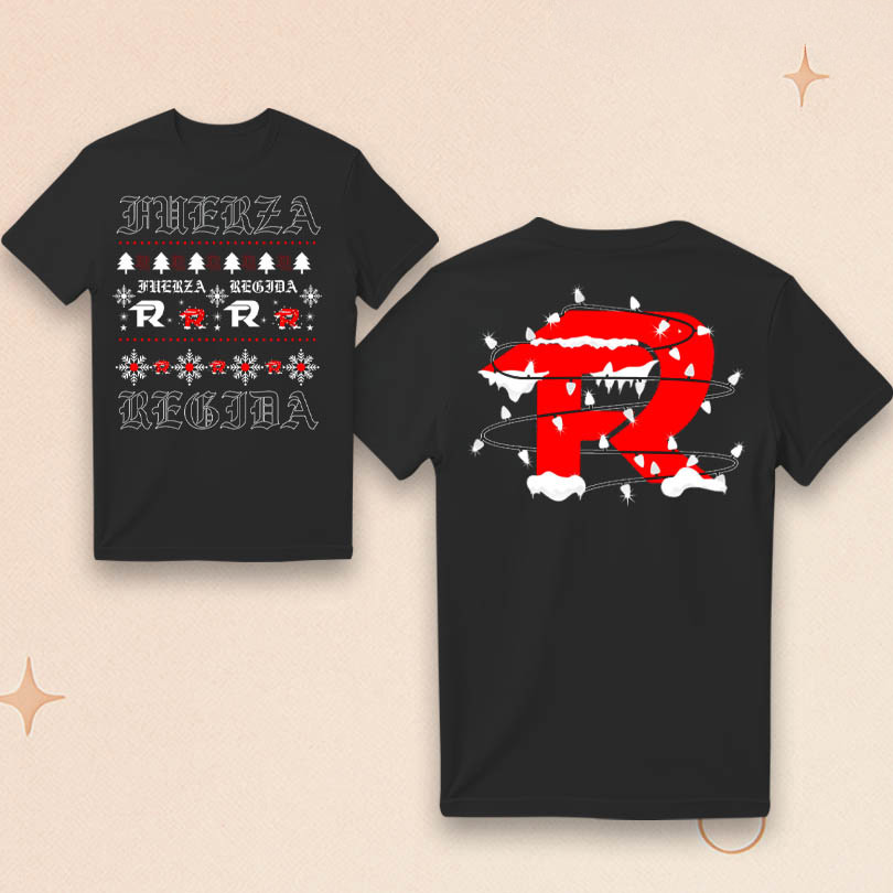 Fuerza Regida Merch FR Mas T-Shirt Christmas For Music Lovers