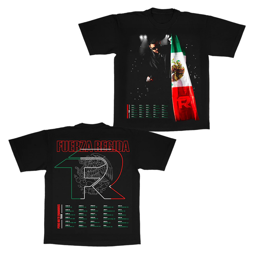 Fuerza Regida Merch Fuerza Regida Mexico T-Shirt Cool Gifts For Dad