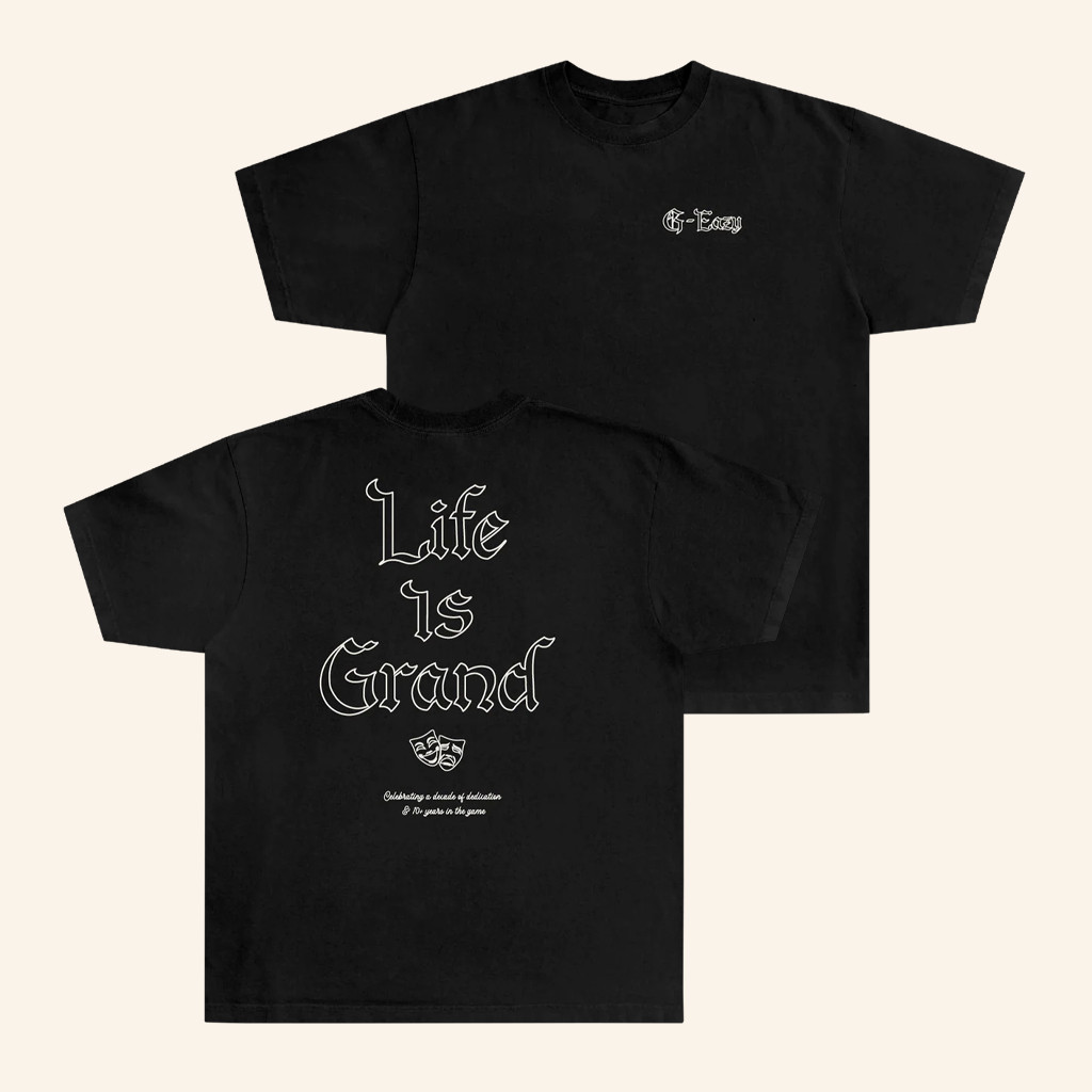 G Eazy Merch Celebration Mask Black T-Shirt For Rapper Fans