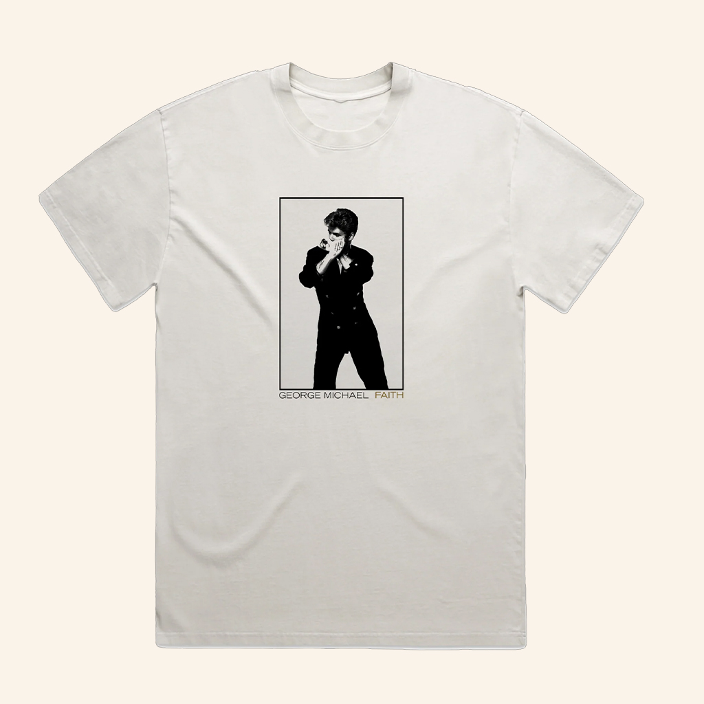 George Michael Merch Faith Photo T-Shirt Birthday For Music Lovers