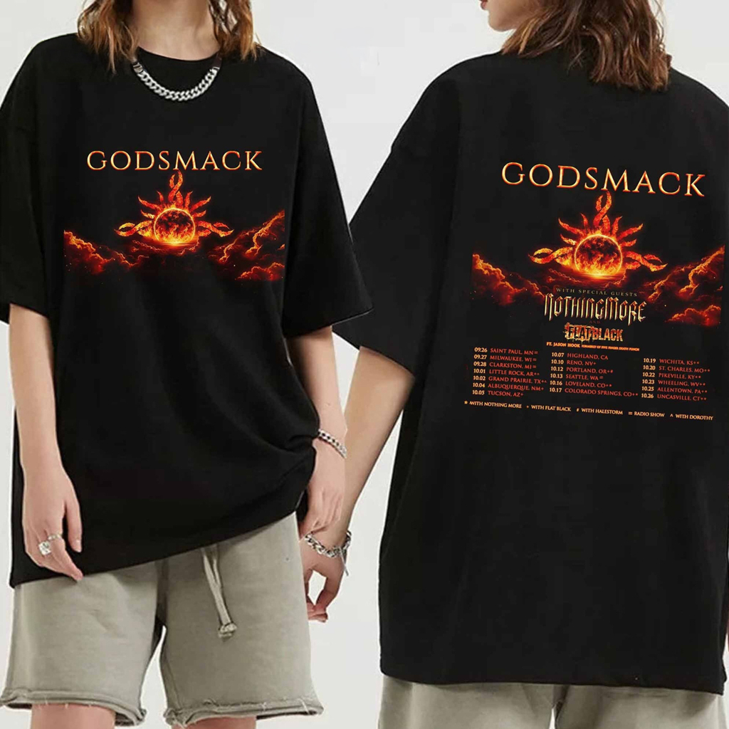 Godsmack Band Fall Tour Shirt Godsmack Merch For Rock Music Lovers