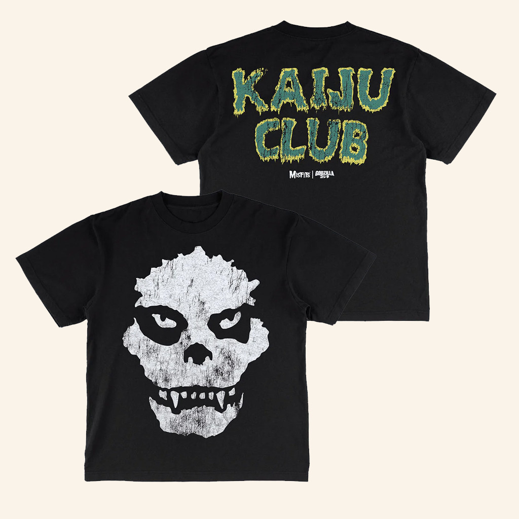 Godzilla Merch Godzilla X Misfits Fiend T-Shirt For Husband