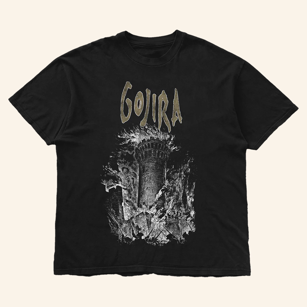 Gojira Merch Castle Burning T-Shirt Gojira Shirt s For Husband