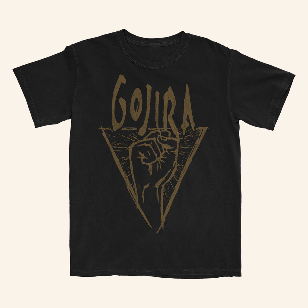 Gojira Merch Power Glove T-Shirt Music Related For Guys
