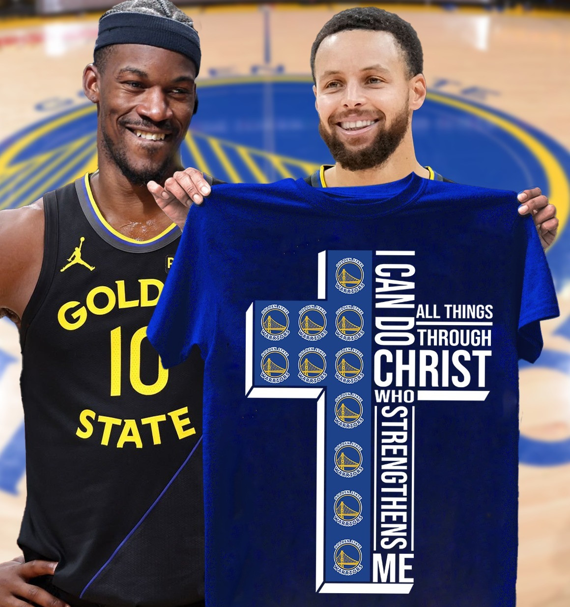 Golden State Warriors Faith Shirt I Can Do All Things Through Christ Who Strengthens Me