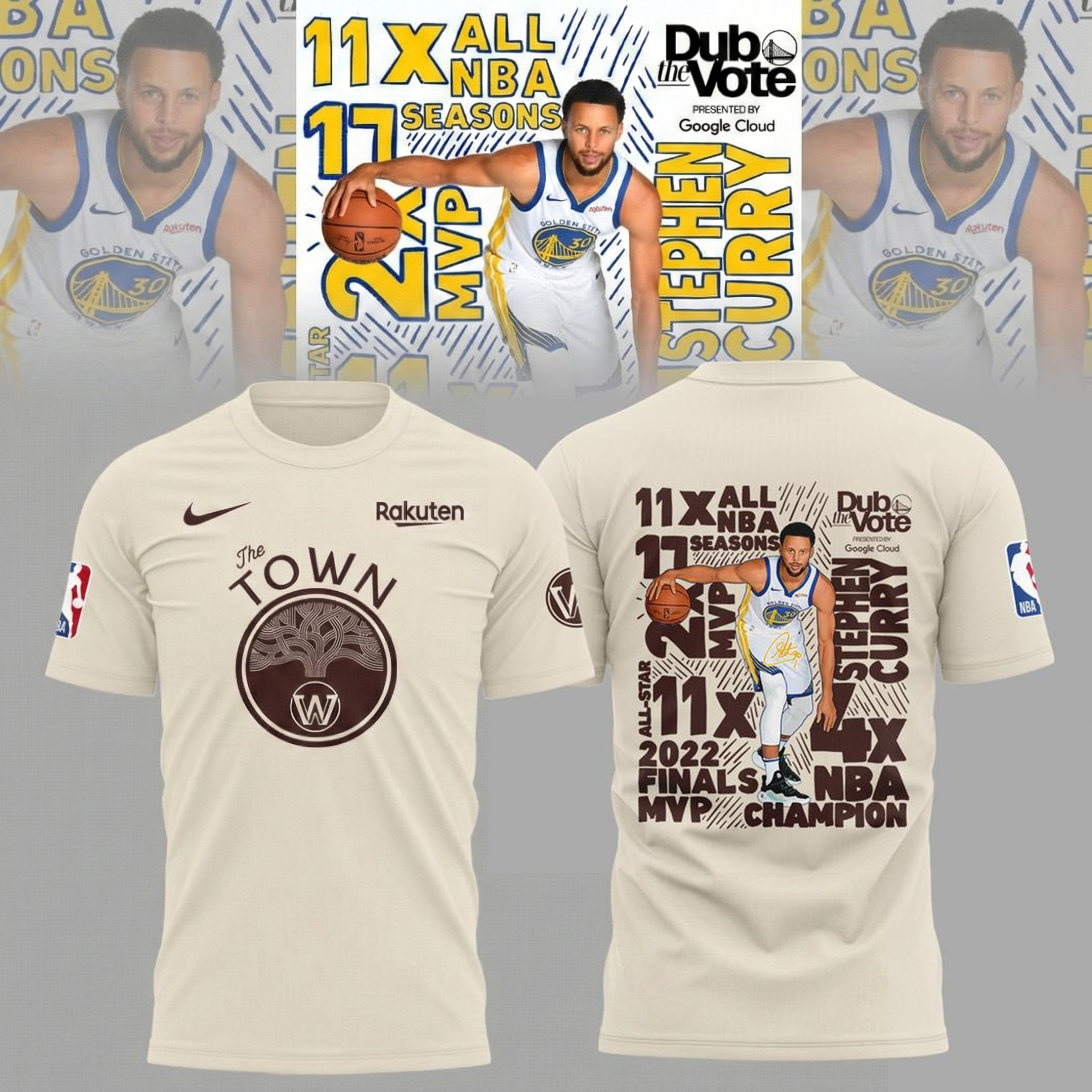 Golden State Warriors Stephen Curry The Town 2026 T-Shirt Warriors Merch Best Gift For NBA Fans